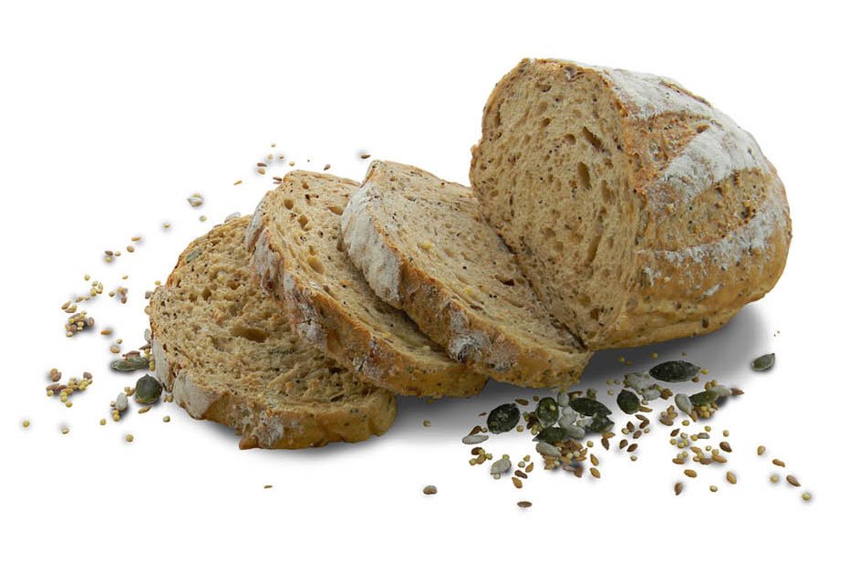Multiseed Concentrate ADM Milling bread loaf sliced grains